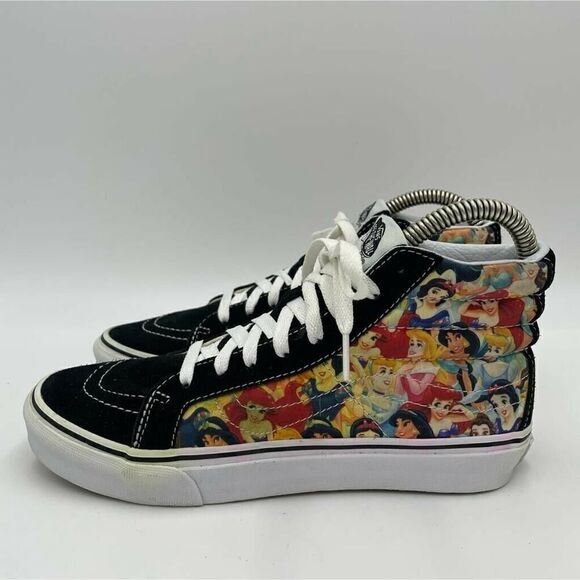 Vans Disney Sk8-Hi Women's 7 High top  Princesses  Ariel SKATE Shoes Sneakers - Picture 1 of 10